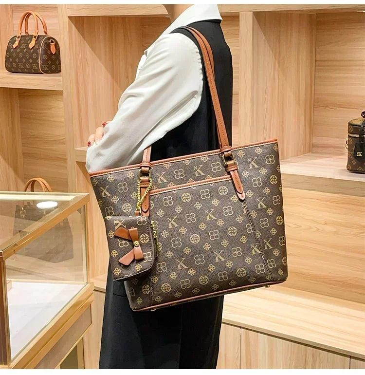 Brand handbag for women 2025 new spring/summer high-end texture retro designer single shoulder crossbody bag with large