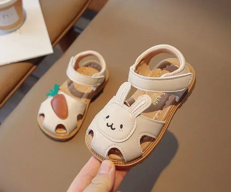 Baby girl’s cute casual flat sandals | sandals/shoes | kids children toddlers footwear