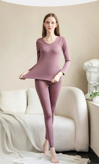 Women Thermal Underwear Winter Long Sleeve
