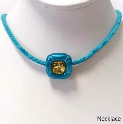 Colored Jewelry Sets New Jewelry Sales Trends Necklaces Earrings Rings Bracelets Fine Luxury Charms Gifts Accessories for Women