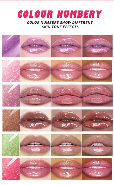 Shiny Lip Oil Gift Set 15ml×24PCS deep moisturizing non-decolorizing  foil brightening and embellishing lip color gift