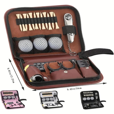 Complete Golf Accessories Set, Including Golf Balls, Golf Tees, Divot Tool, Rangefinder Golf Brush, Golf, for Men and Women