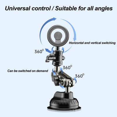 Magsafe Car Phone Mount Video Recording Universal Magic Arm Suction Magnetic Car Phone Holder Mount s Vlog ShootingColor