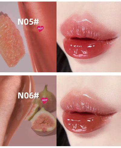 FLORTTE Beauty Lip Lasting Tint First Kiss Series Water Glossy Nice To Meet Chu Blooming Liquid Lipstick Makeup Women Cosmetics