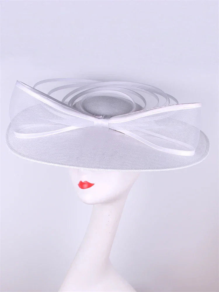 Bride Pillbox Red Fascinator Hat Femme Wedding Chapeau Women Formal Event Tea Millinery Cap Feather Royal Ascot Race Headpiece