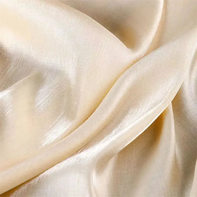 Mermaid Texture Gradient Reflective Fabric Illusion By The Meter for Shirt Full Dress Hanfu Clothing DIY Sewing Soft Cloth White