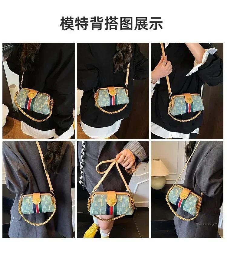 Luxury - grade 2025 women’s niche - designed cowboy - cloth bags - fashion - forward crossbody shoulder & under - arm