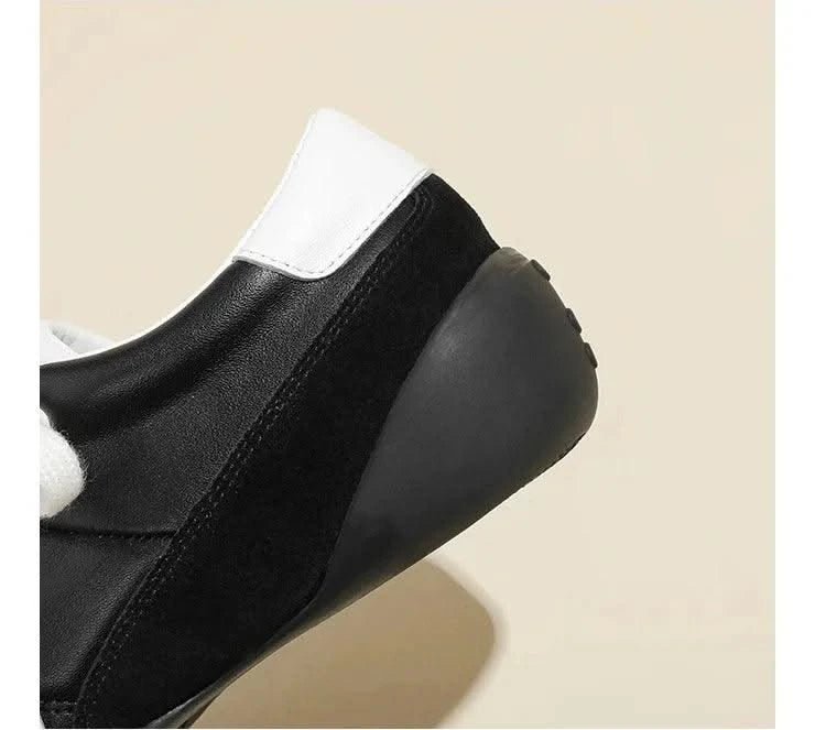 Women's Shoes Spring New Fashion Casual Shoes College Style Wide Toe Soft Comfortable Flat Shoes Outdoor Casual Sports Shoes