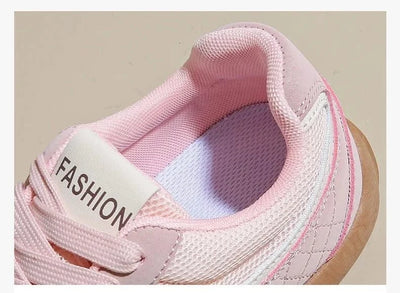 Women's Shoes Fashion Trend College Style Wide Toe Soft Comfortable Flat Casual Shoes Outdoor Casual Sports Shoes Women Sneaker