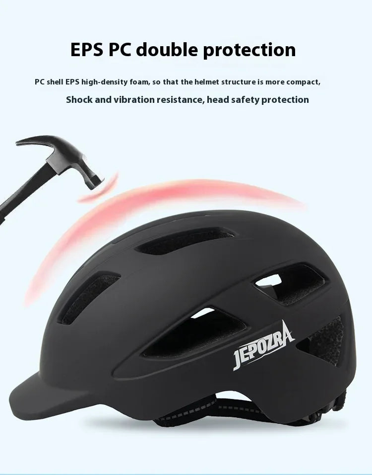 Outdoor Sports Cycling Safety Helmet Baseball Cap Hat for Motorcycle Bike Scooter Mountain Road Bike Helmet for Men Women
