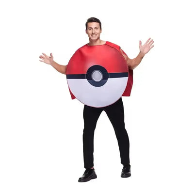 Pokeball Cosplay Fantasy Costumes for Women Men Costume Halloween Christmas Adult Anime New Year Costume Clothing Toys
