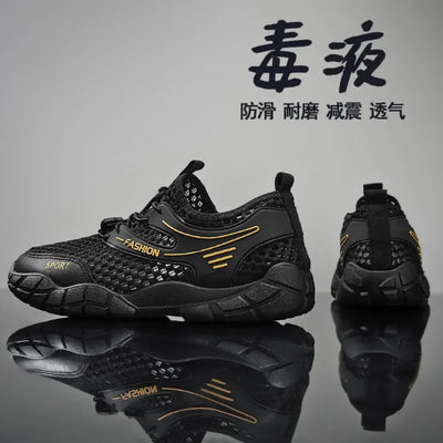 Breathable Mesh Running Shoes Men Summer Lightweight Athletic Sneakers for Hiking Walking Casual Comfortable Sportswear Durable