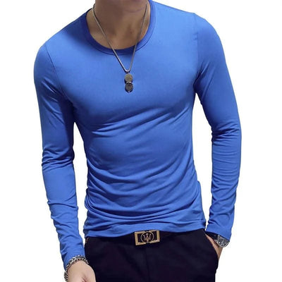 Tennis T Shirts Men Long Sleeve T-Shirt Sportswear Fitness T Shirts for Men Slim Fit T Shirts Designer Solid Tees Tops