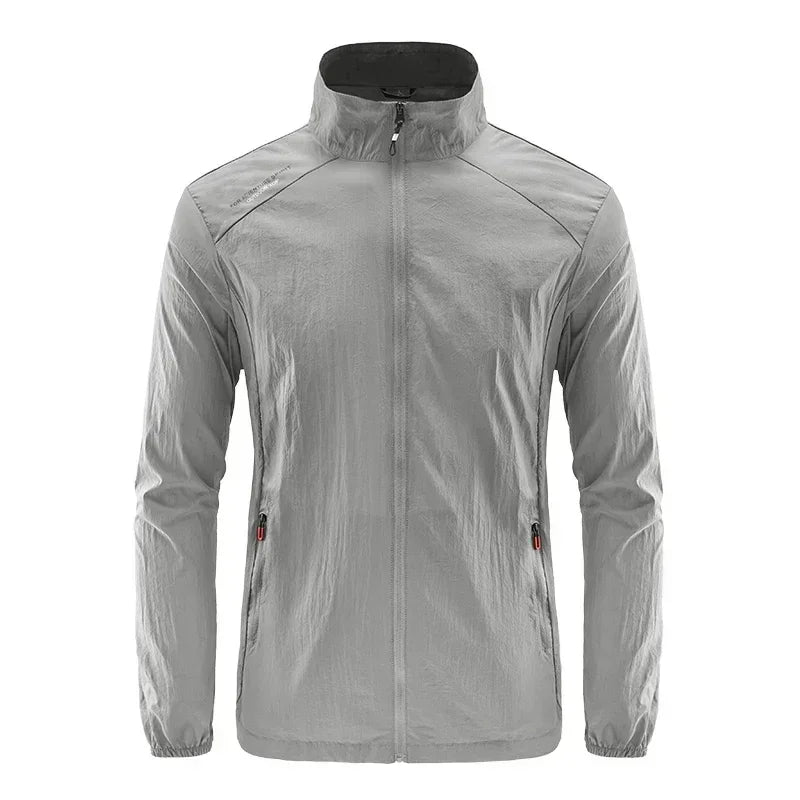 Summer Jackets Men Windbreaker Coats Male Sunscreen Clothing Traveling Camping Jacket Ultrathin Cycling Fishing Tops Hiking Wear