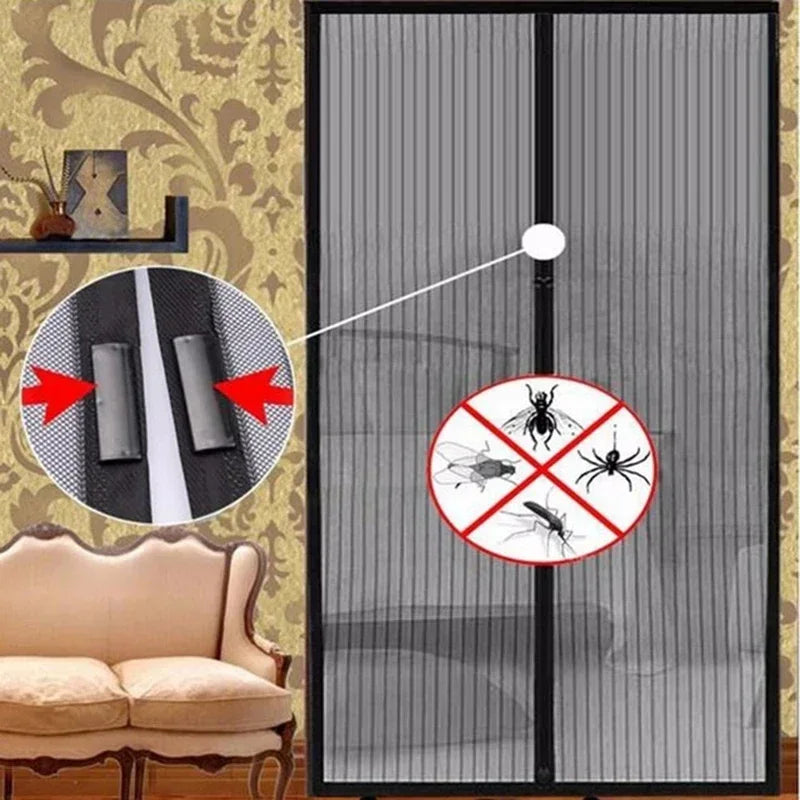 Magnetic Mosquito Net Door 80/90/100 Cms Window Curtains Automatic Closing Curtain Shades Screen Home Textile Garden