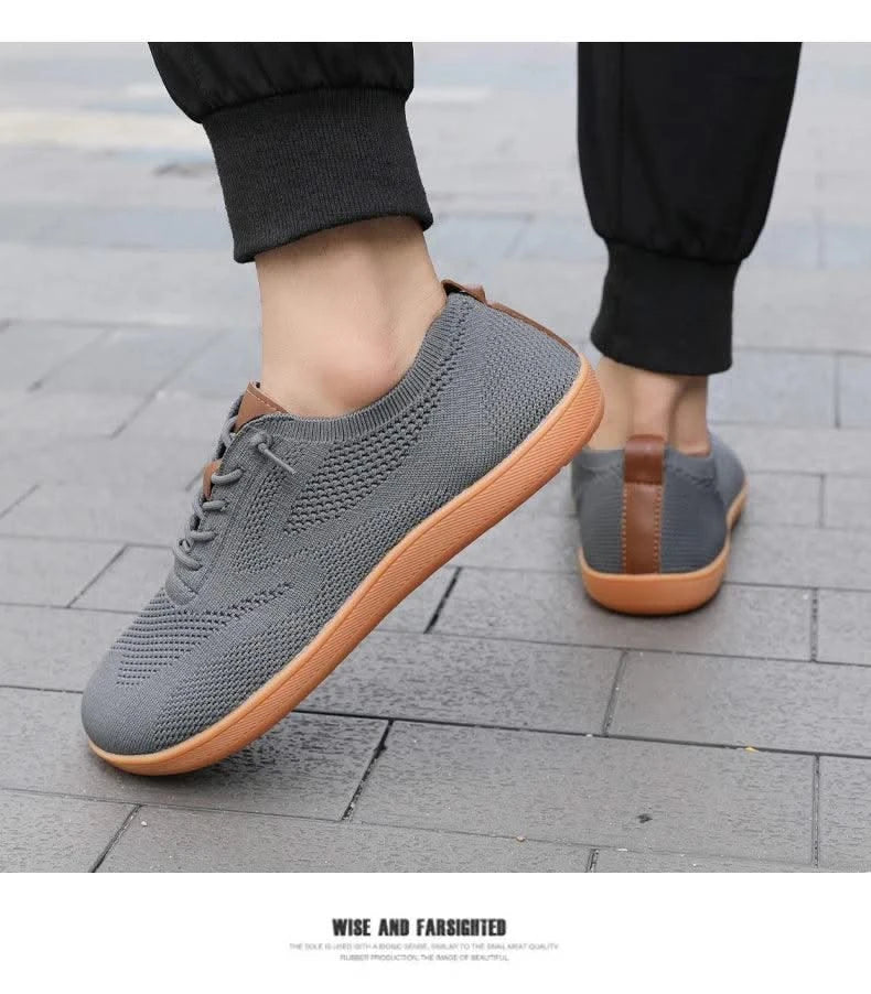 Wide Toe Barefoot Shoes Mens Womens Minimalist Walking Sneakers Shoes | Zero Drop Sole | Breathable Mesh Cross Training Shoes