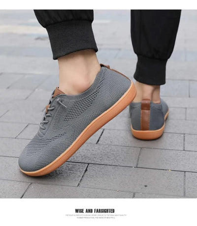 Wide Toe Barefoot Shoes Mens Womens Minimalist Walking Sneakers Shoes | Zero Drop Sole | Breathable Mesh Cross Training Shoes