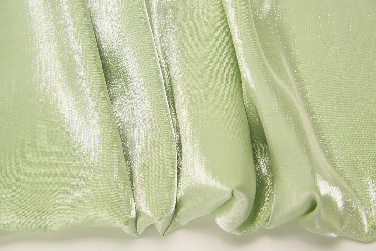 Colorful Gradient Reflective Fabric By The Meter for Dress Shirt Hanfu Handmade DIY Sewing Mermaid Texture Cloth Smooth Pink