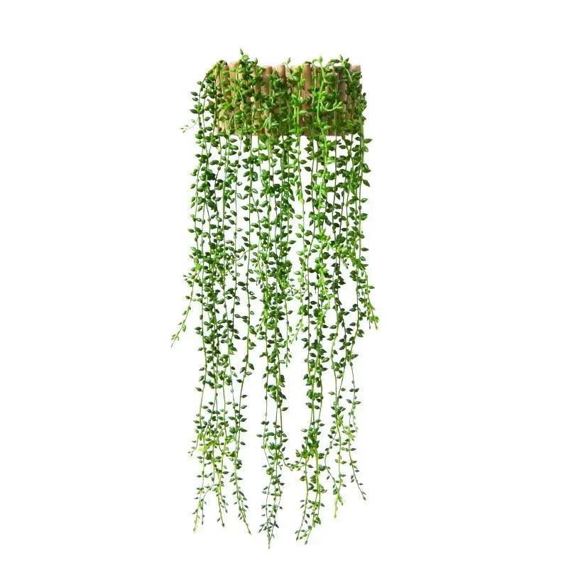 Wood modern decorative vases creative simple living room decoration half wall hanging flower interior decorations