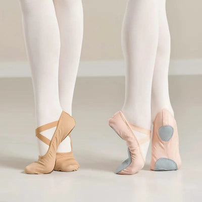 Ballet Dance Shoes for Women Girls Teenager Big Split Sole Ballet Shoes Children Adult Elastic Ballet Practice Dancing Slippers