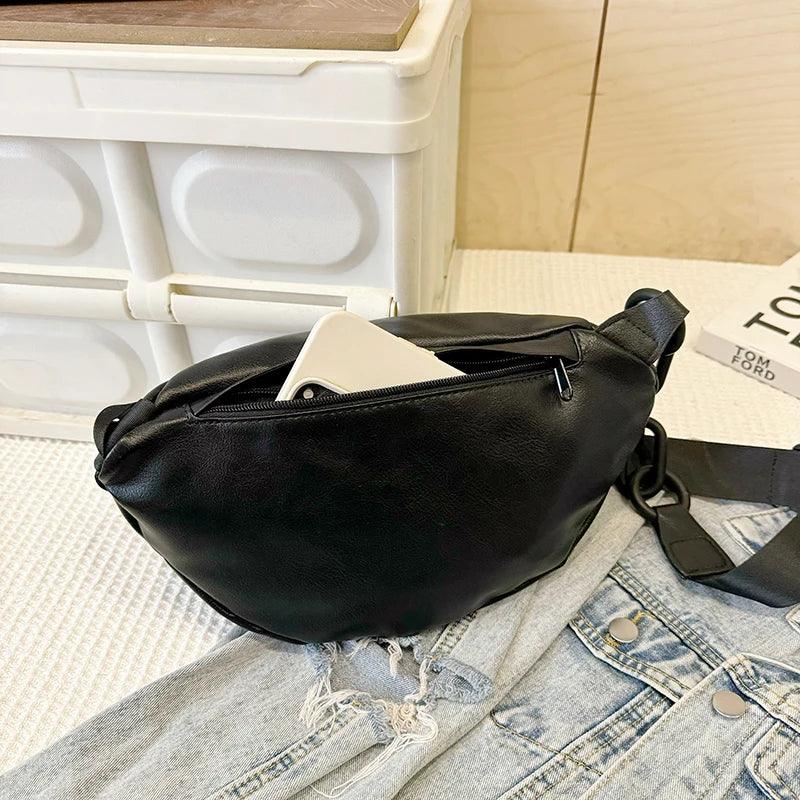 Designer Woman Waist Bag Quality Soft Leather Fanny Pack Purse Fashion Brand Ladies Belt Bag Luxury Shoulder Crossbody Chest Bag