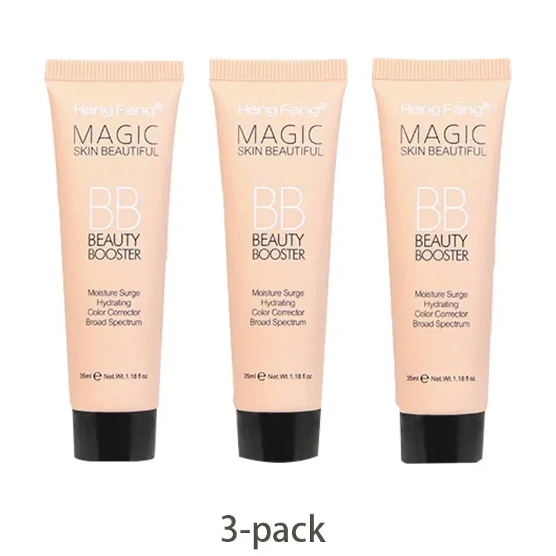 BB Cream Natural Nude Finish — Hydrating, Oil-Control, Long-Lasting Foundation