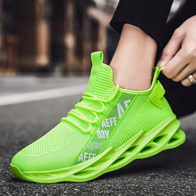 Breathable Mesh Running Shoes High Quality Athletic 2025 Sneakers for Men Outdoor Casual Shoe Male Footwear Lace Up Walking Shoe