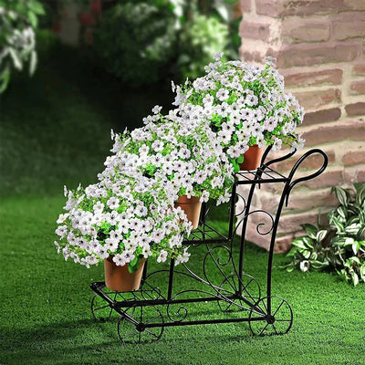 Fake Flowers Outdoor UV Resistant Faux Plants For Outside Yard Wedding Indoor Home Kitchen Farmhouse Decor Artificial Plants