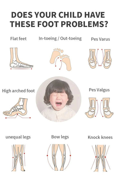 Orthopaedic Sandals for Kids and Toddlers | Children's Corrective Shoes for Flat Feet, Tiptoe Walking, High-Top Ankle Support