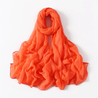 New Cotton Linen Scarf For Women Girls Students Autumn Classic Solid Color Scarves Retro Soft Foulard Viscose Female Wrap Shawls