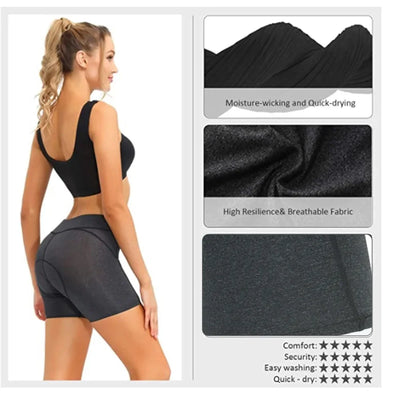 Summer Women's Cycling Shorts with Anti-slip Sweat-absorbing Breathable and Padded Design for Soft and Comfortable Biking Santic