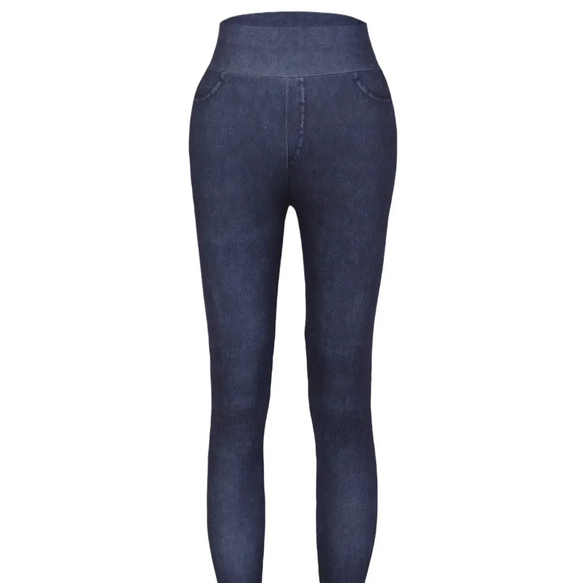 Women's Faux Denim Yoga Leggings