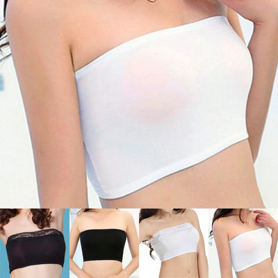 Summer Women Strapless Bra Bandeau Soft