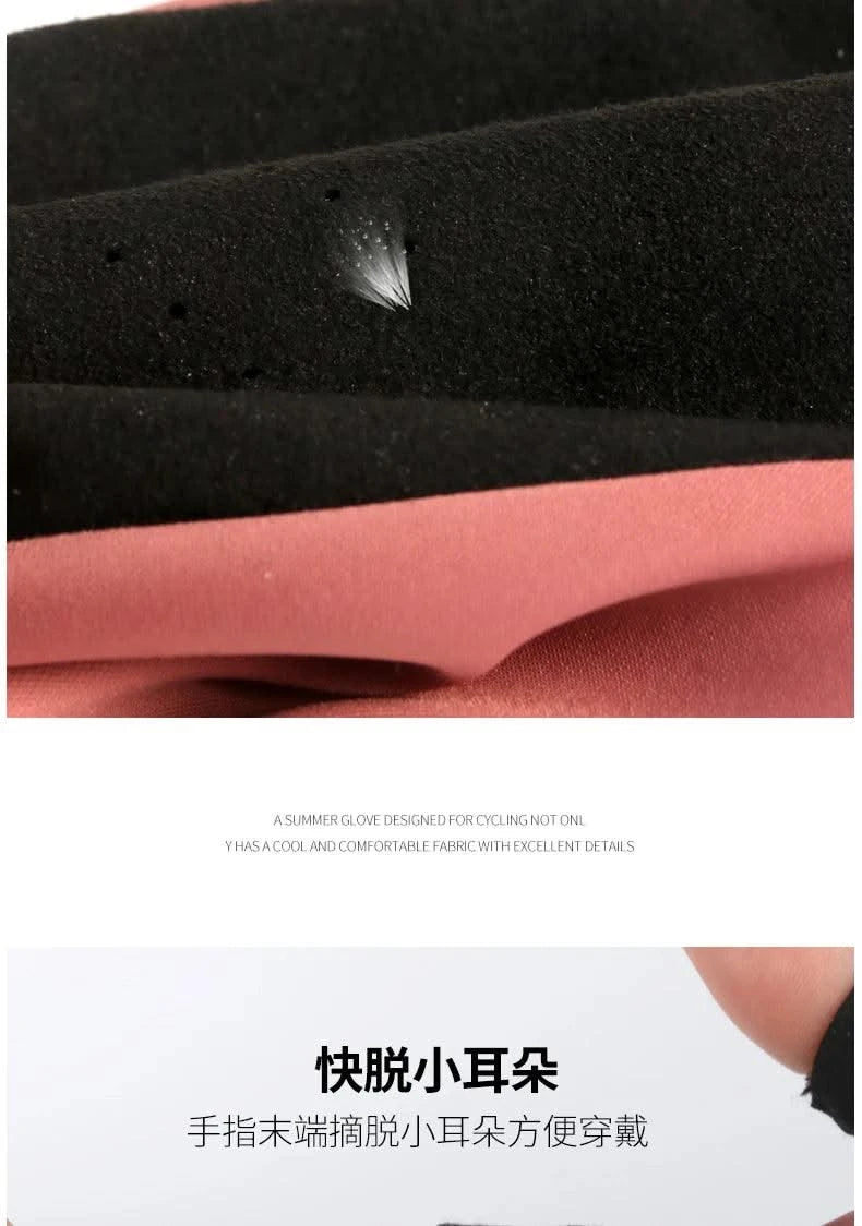 Women's Sports Gloves Fitness Outdoor Sports Anti Slip and Shock-absorbing Half Finger Gloves Durable and Breathable