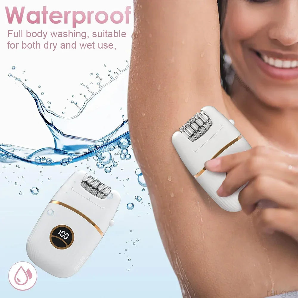 Electric Razors for Women Mini Portable Shaver Bikini Trimmer for Body Leg Arms Armpit Hair Removal Painless Electric Epilator