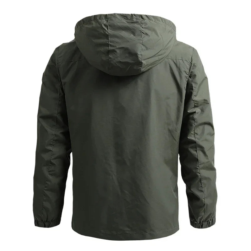Winter Jacket Fashion Coat Hoodies Camping Hiking Jacket Men's Casual Waterproof Jacket Windbreaker Men Outerwear Men's Clothes