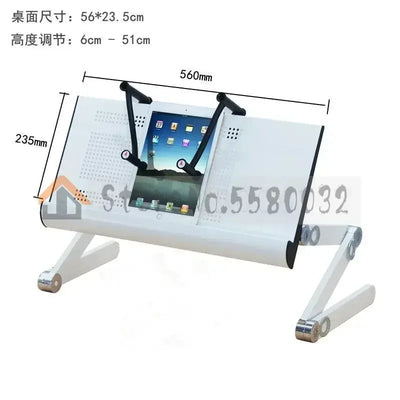 Bed Lazy Computer Desk, Adjustable Lifting Table, Flat Folding Table, Laptop Stand, Convenient Office Desk, Workspace Solution