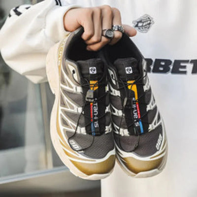 Athletic Shoes For Men Outdoor Hiking Boots New Product Fashion Men Casual Shoes Light Running Sneakers Breathable Elastic Band