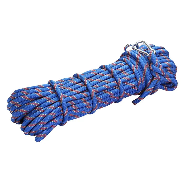 10m20m Outdoor Rescue Rope Mountaineering Safety Rope Mountaineering Safety Escape Auxiliary Rope Wild Hiking Survival Equipment