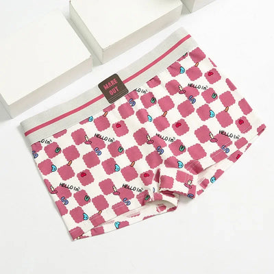 Cotton Women Panties Sexy Cartoon Printed Underwears Breathable Boxers Seamless Girl Briefs Women's Intimates Femme Female Pants