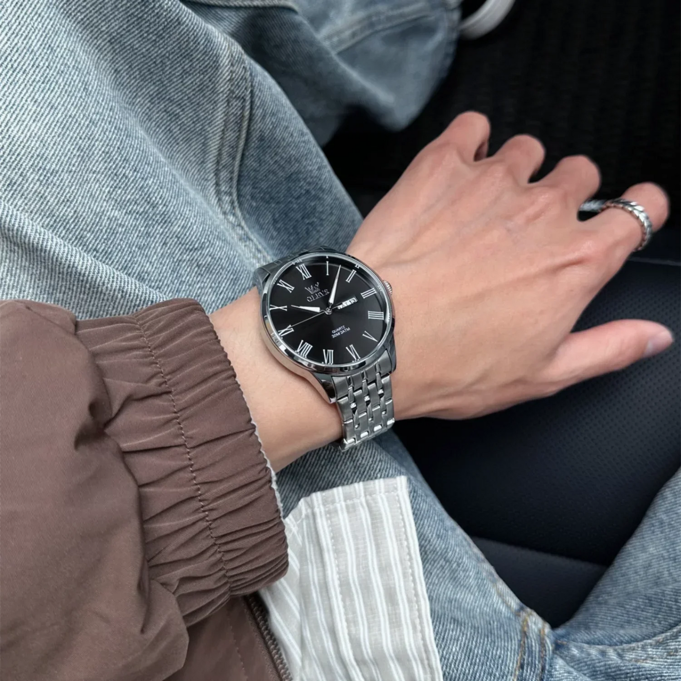 Simple high-end watch for men, high-end luxury men's sports men's brand authentic 2025 new quartz watch