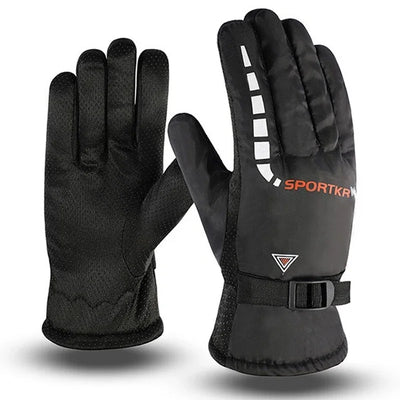 Winter Cycling Gloves Waterproof Antislip Outdoor Sports Ski Cycling Motocycle Warm Gloves Unisex Moto Equipments Accessories