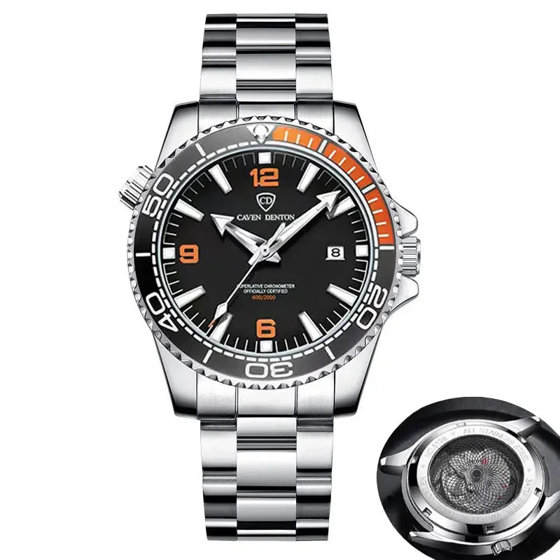 2025 New Top Brand Design Men's Watches Luxury Fashion Multifunctional Dial Quartz Watches Steel Strap Waterproof Men's Watches