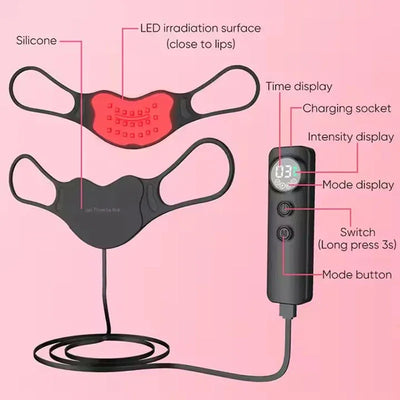 Photon Infrared Red Lights Therapy Lip Masks 4 Modes Lip Beauty Products Reduce Lip Lines Skincare LED Light Brighten Lip Device