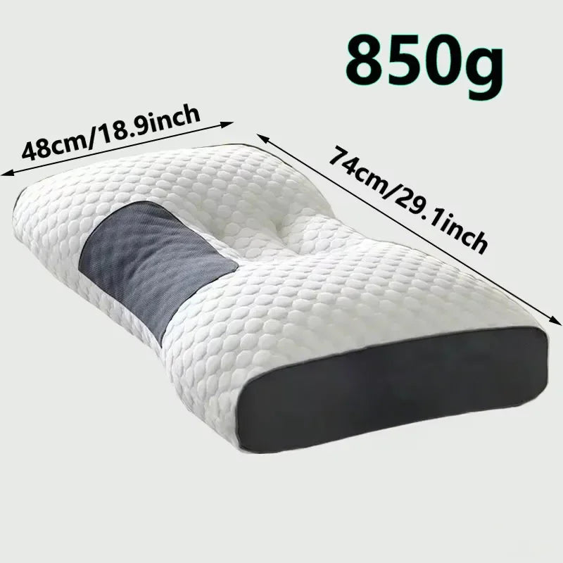 Cervical Pillow for Side Sleeping- Adjustable Contour for Neck Pain Relief Ideal for Back Side & Stomach Sleepers