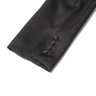 Blazer Women Fashion Elegant Style Flower Splicing Design Suit Jacket Three-dimensional Decoration Solid Color Suit Women Coats