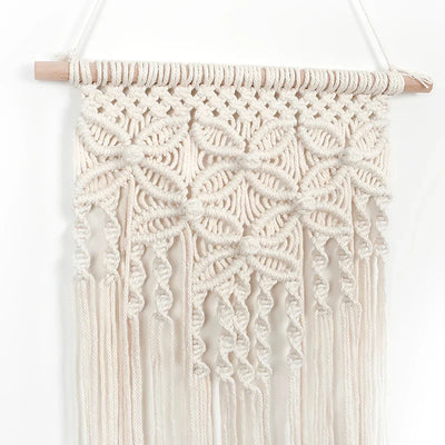Macrame Wall Hanging Tapestry Handmade Ethnic Woven Art Wall Decor Tassel Crochet Decoration for Home Living Room Bedroom