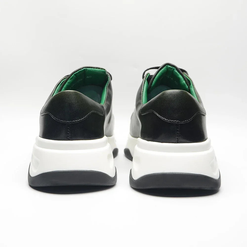 Classy Man Sneakers Luxury Brand Designer Lightweight Cowhide Genuine Leather Casual Social Men's Oxford Shoes Autumn Winter