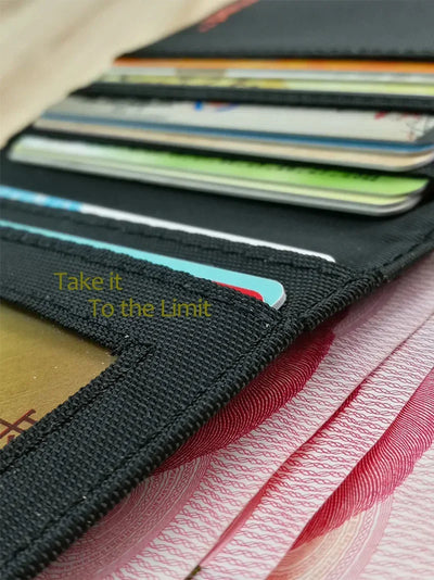2023 Minimalist Slim Nylon Wallet For Men Women Slimline Ultra Thin Mini Small Male Female Zipper Coin Purse Compact Money Bag