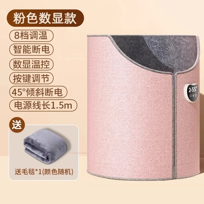 220V Electric Foot Warmer Under Desk Heating Pad for Winter Office Warm Feet BDW